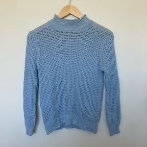 Vineyard Vines Pale Blue Turtleneck Knit Sweater